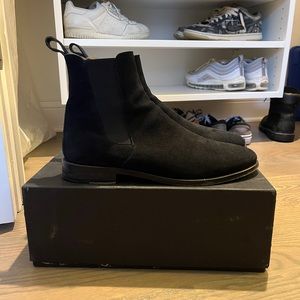 Oro Los Angeles classic black Chelsea boot